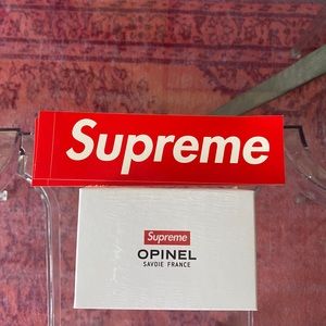 Supreme Opinel No. 08 folding knife Red